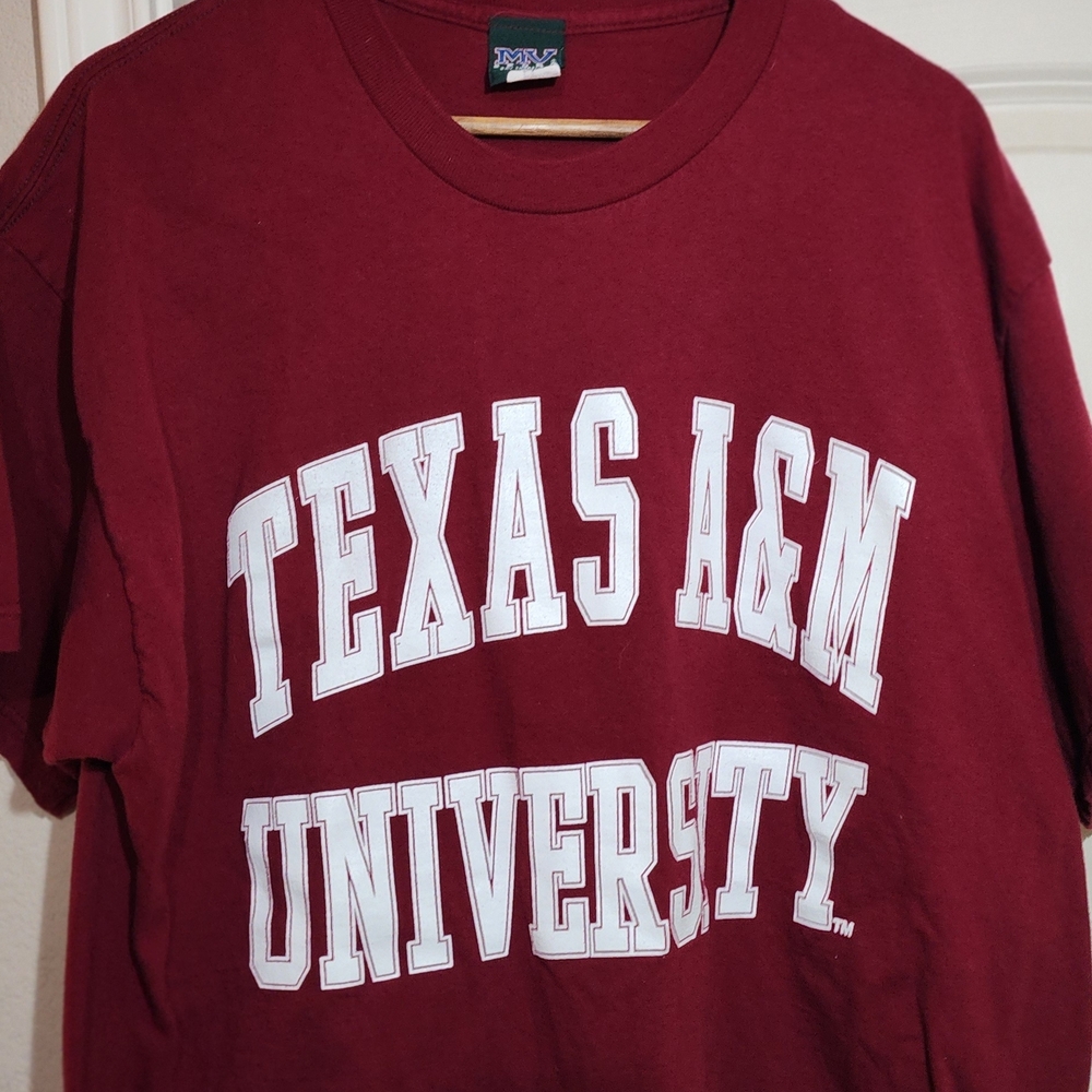 MV Sport Maroon Texas A&M University Short‎ Sleeve Tee